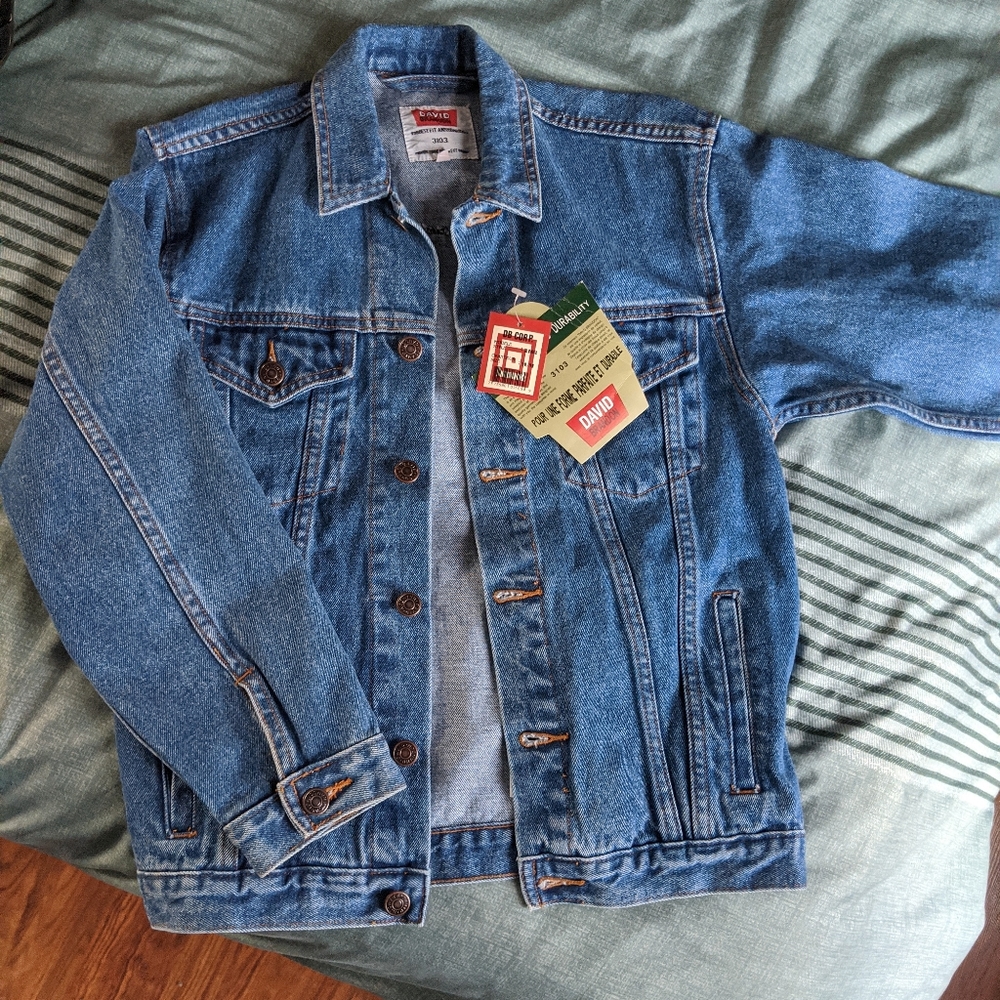 NWT David Brandon Jean Jacket